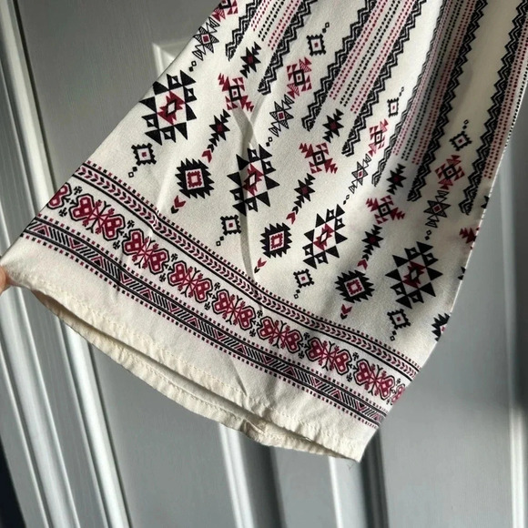 one the land  boho lace back romper size L - Picture 6 of 9